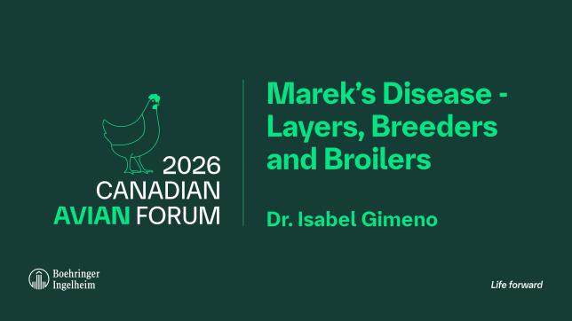 Dr. Isabel Gimeno: Marek's Disease